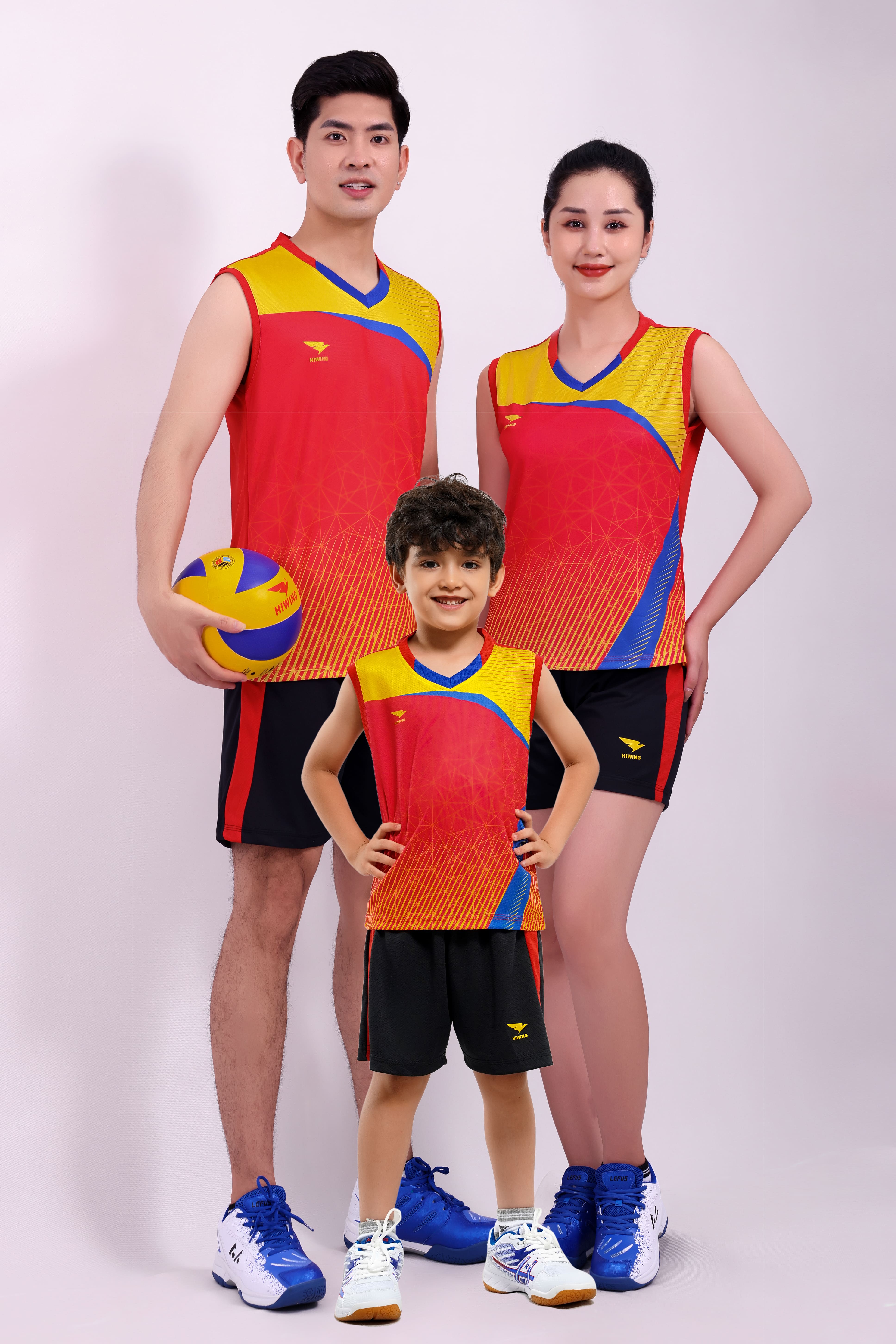 Áo bóng chuyền Nam Hiwing H11 chính hãng - Màu Đỏ